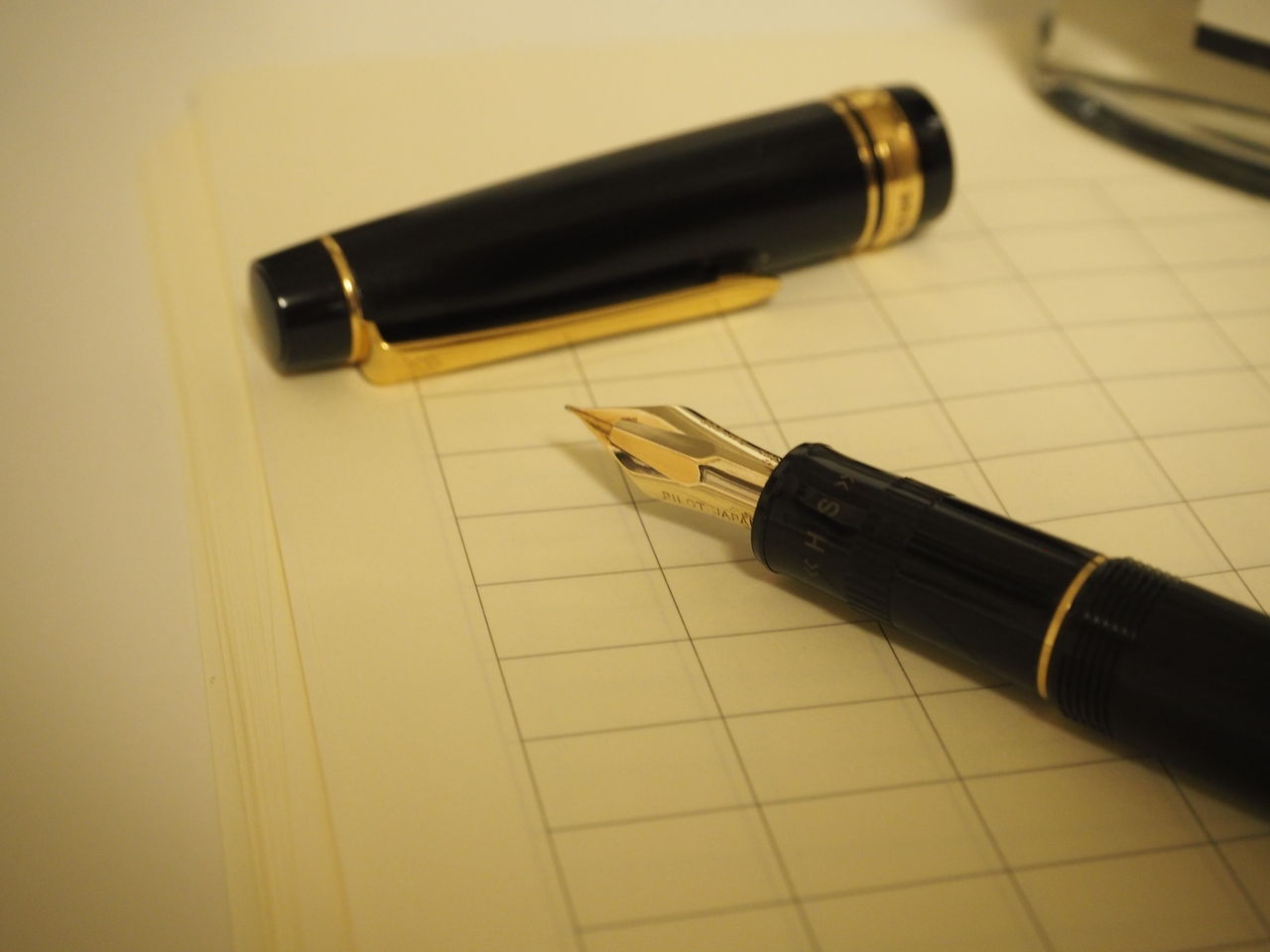 ほとんど使用していなかった初期のパイロット／ジャスタス／ブラック／14K／F ほとんど使用していなかった初期のパイロット／ジャスタス／ブラック