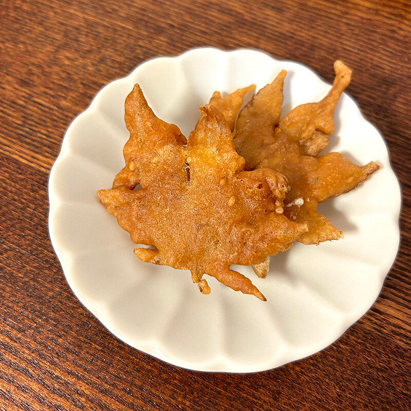 箕面焼 皿 茶托 紅葉皿 五個 箕面焼 皿 茶托 紅葉皿 五個