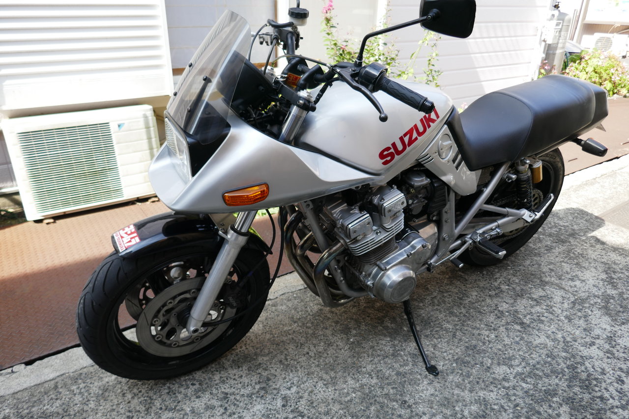 GSX750Sカタナ 車検③ 神奈川陸運支局 : カタナとRZの日記