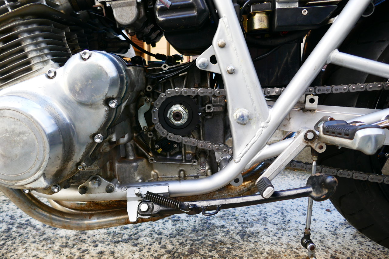 GSX750Sカタナ チェーン・スプロケ交換 520コンバート : カタナとRZの日記