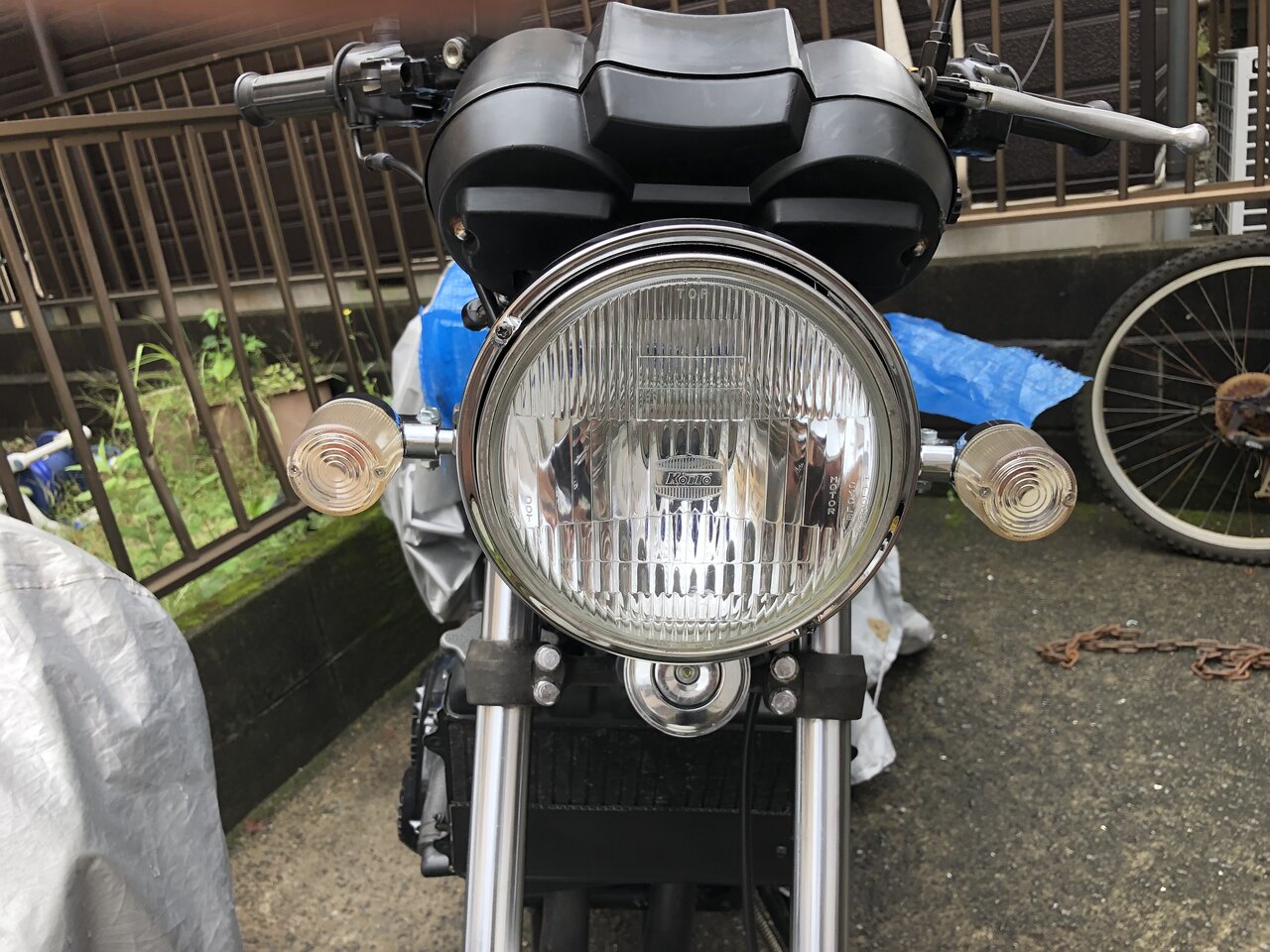 RZ250 盆栽② ヘッドライトについてウダウダと書いてみます。 : カタナ