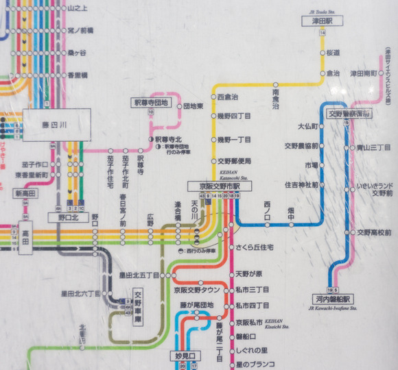 交野市駅～河内磐船駅のバス路線-3
