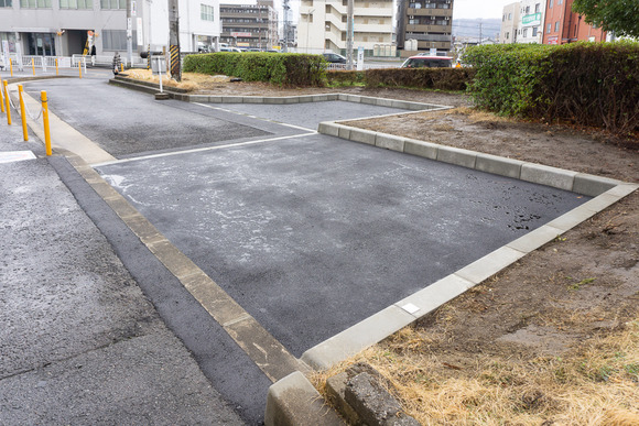 じゃんぼスクエア交野 歩道工事 -9