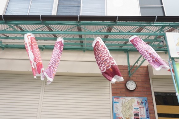 妙見坂自治会館 鯉のぼり 20250418-2