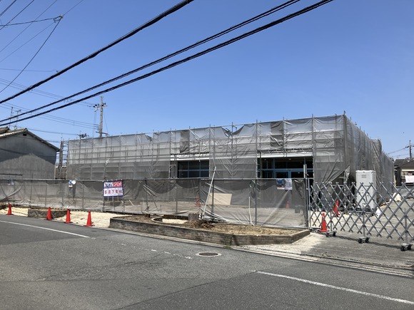 ンディ交野郡津店 工事の様子