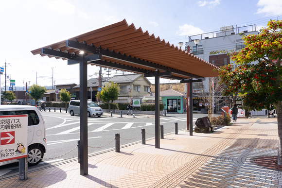 河内磐船駅 パーゴラ完成 2024年2月 - 19