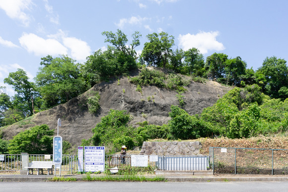 南星台バス停 崖の工事 202406051-2