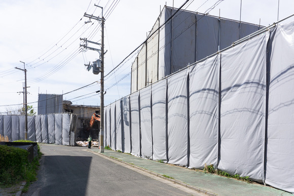 NTT星田社宅 解体  2024041211