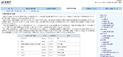 台風の番号と名前の付け方@気象庁