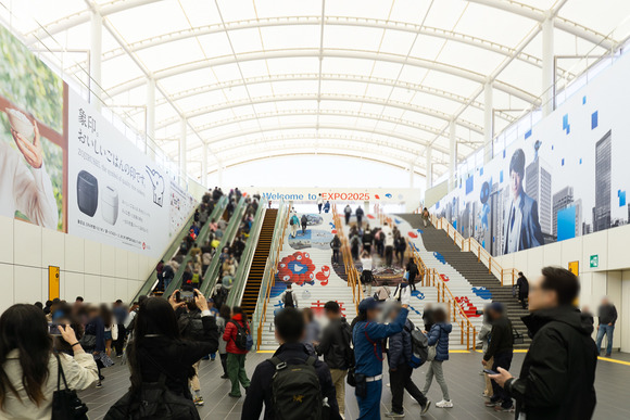 万博レポ 夢洲駅 20250415-2