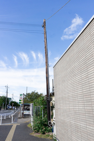 郡津駅の電柱 20241031-3
