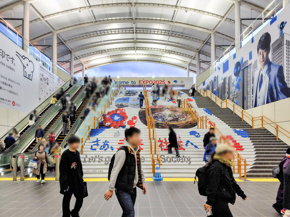 万博レポ 夢洲駅 20250415-7