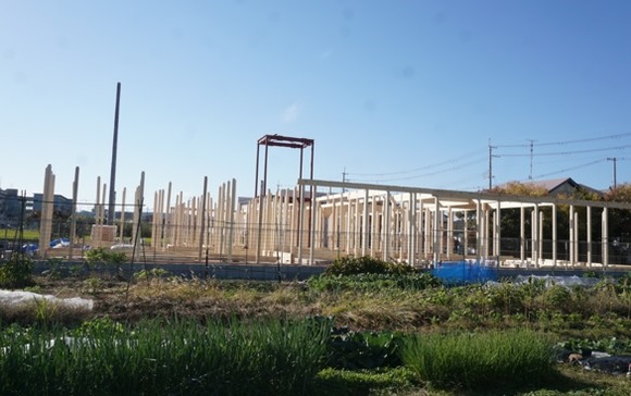 天野が原町で有料老人ホームが建設されてる！農地だったところ