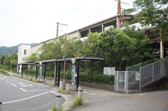 河内磐船駅 車いすルート-12