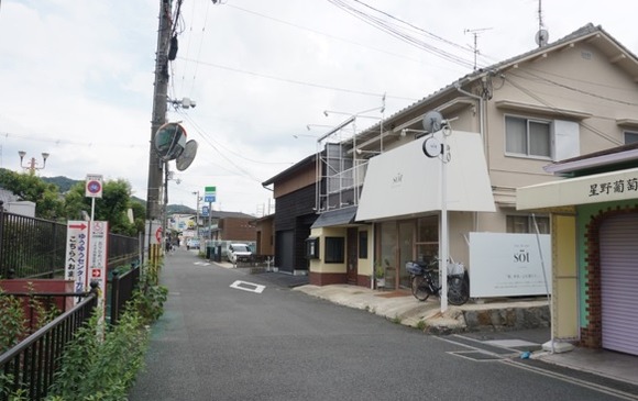 河内磐船駅 車いすルート-5