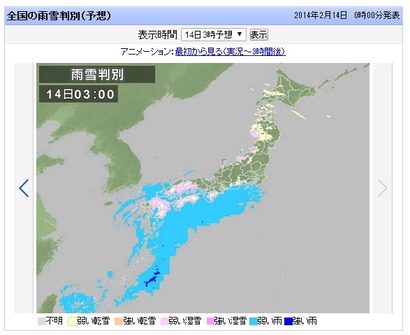 雨雪判別