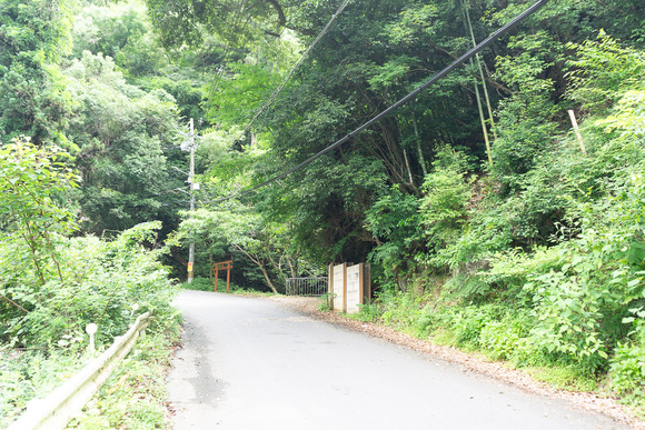 磐船神社近くの滝 202407031