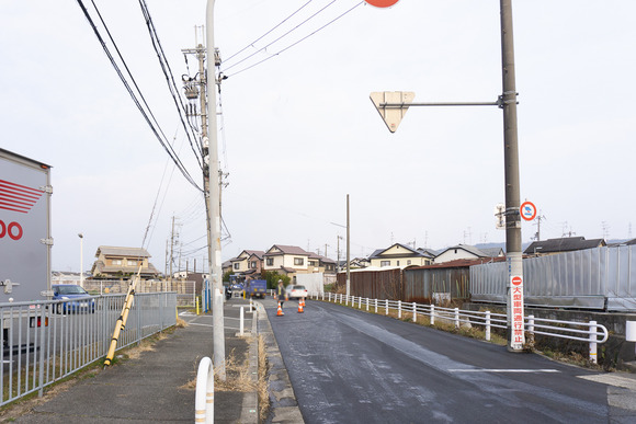 倉治 道路工事 20250131-3