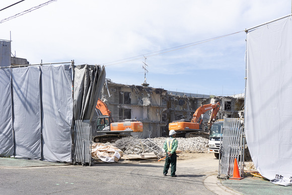NTT星田社宅 解体  2024041212