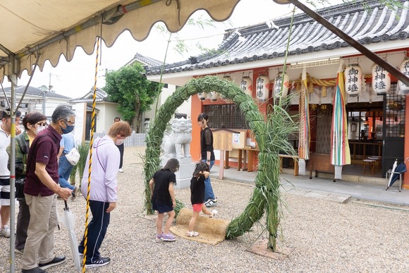 住吉神社 茅の輪くぐり 20240630-17