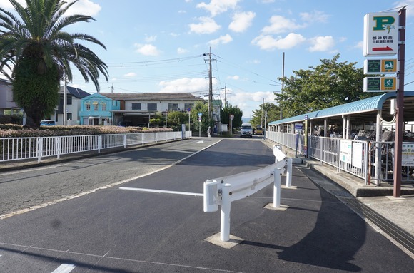 郡津駅前の道路工事 202609-3