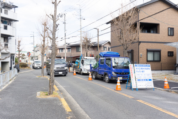 倉治 ガス管の工事 20250214-5