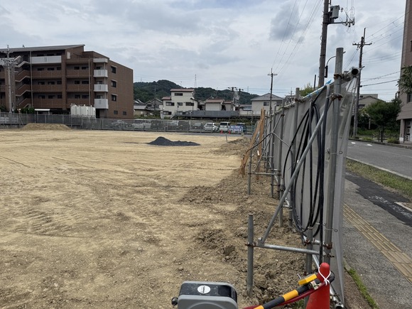 大和ハウスの集合住宅ができるみたい。JR河内磐船駅前の田んぼだったところ