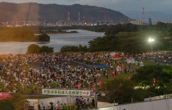 くらわんか花火大会 会場の様子-2