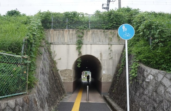 河内磐船駅 車いすルート-11