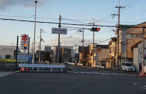 交野市消防署前交差点 2024年12月-1