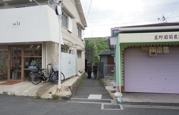 河内磐船駅 車いすルート-6