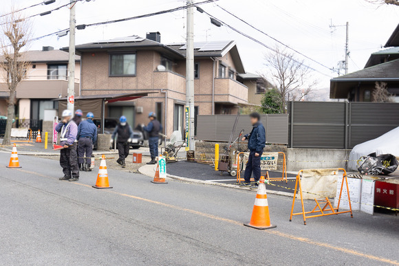 倉治 ガス管の工事 20250214-10