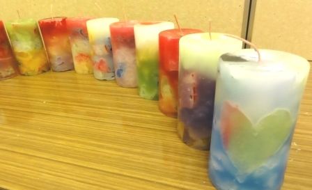 夏休みのお助け工作 キャンドルアート I I G A I N E 片山津温泉