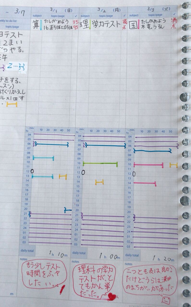 勉強を遊ぼう 小学生が描いた勉強計画表 塾で伸びない子専門 自立学習勉強法コーチングプロ家庭教師