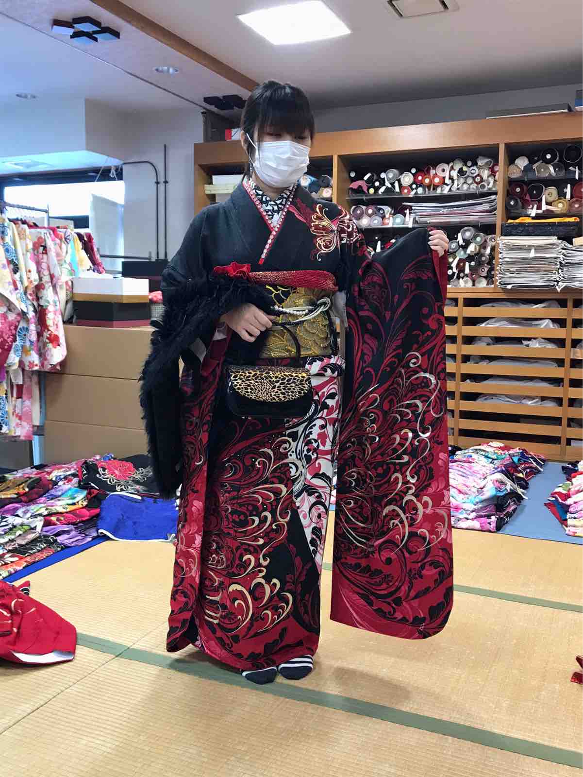 振袖のお客様にご来店頂きました きもの店長blog 振袖のお客様にご来店頂きました きもの店長blog