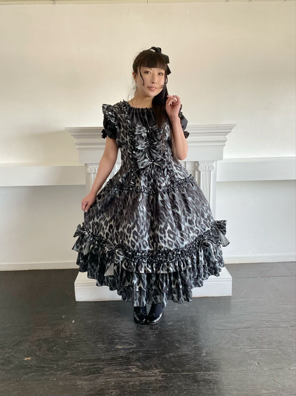 AKIRIS スイス製 ドット シルクワンピース 【公式通販】