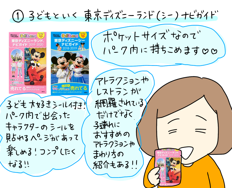 子連れでディズニー旅行行ってきた 6 ガイドブックを買ったぞ かとさンちの愉快な毎日 Powered By ライブドアブログ