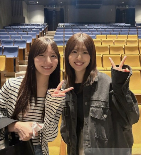 松田好花と河田陽菜の2ショット、ガチで最高すぎるwwwwwww