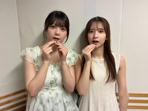 【速報】冨里奈央と菅原咲月、ムチムチの二の腕が・・・