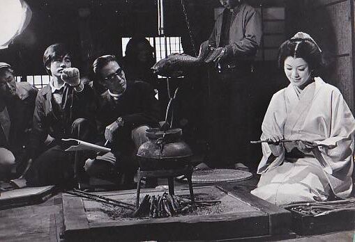 「宮本武蔵」セット撮影松坂慶子