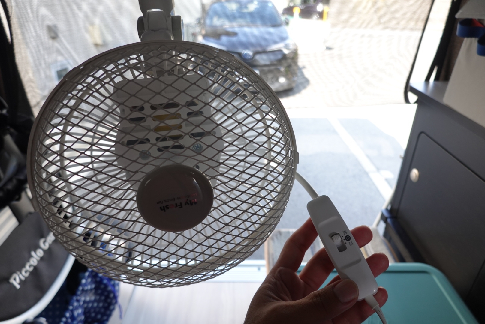 クリップ式扇風機（TOSHIBA TLF-18CL22）購入 : 豆柴麦うた日記