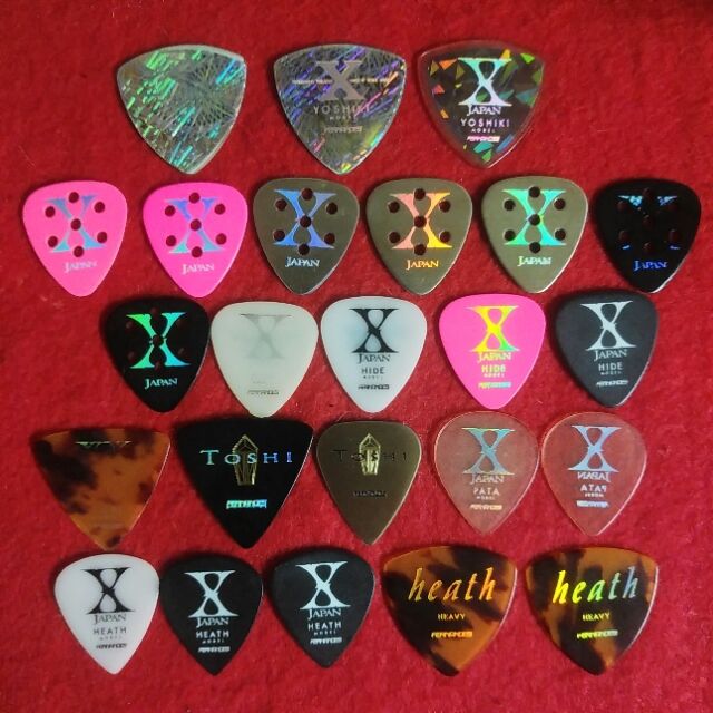 X JAPAN  HIDEロゴ　ギターピック