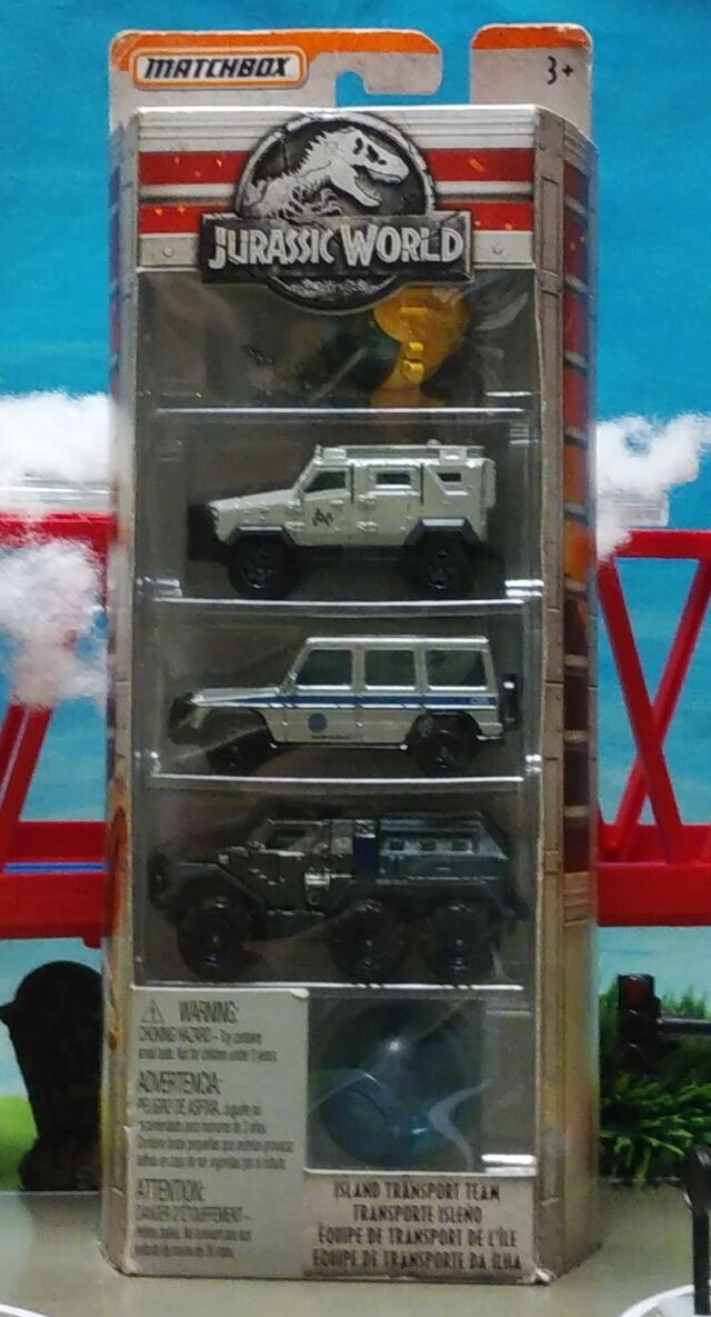マッチボックス［ ジュラシックワールド アイランドトランス