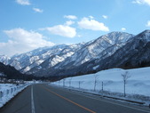 雪化粧の山々は壮観!!