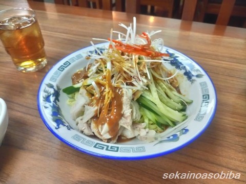 らあめん亭の冷やしラーメンごまだれ