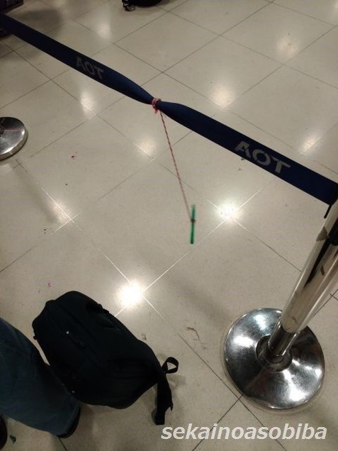バンコクスワンナプーム空港のイミグレ