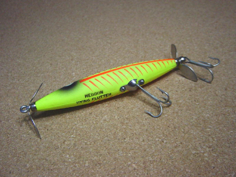 オールド□ヘドン□ダイイングフラッター 縦割れ GRA スミス heddon