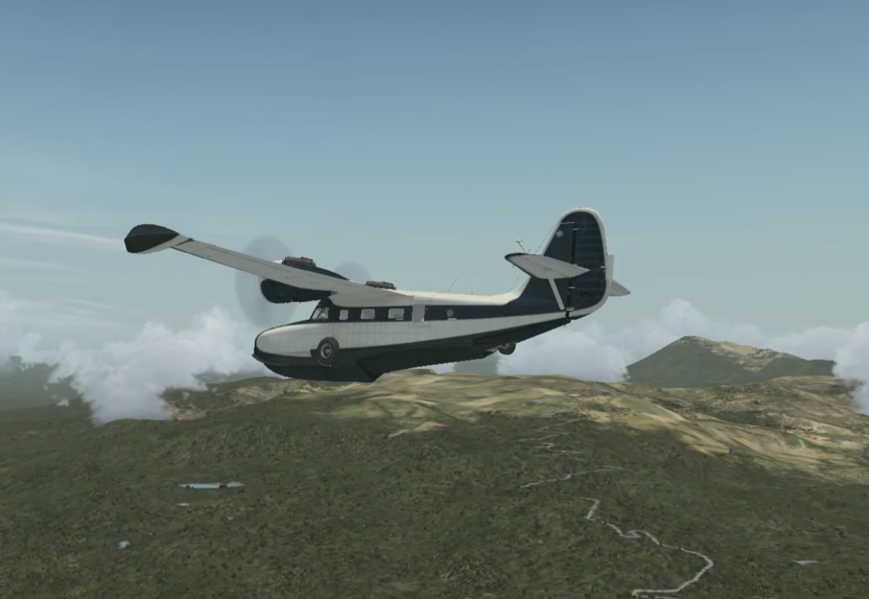 グラマン グースで田沢湖 八幡平を飛ぶ 飛びくらべ