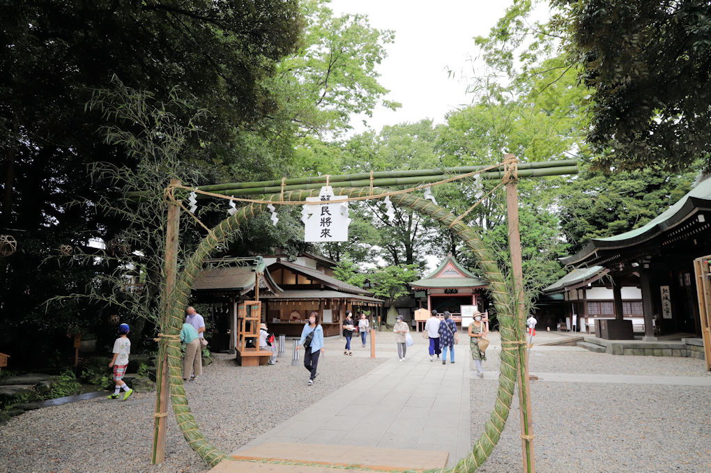 今年の夏越の大祓も 異例の神職だけで挙行 川越氷川神社 Hot News 川越情報局 写真で見る Coedo Kawagoe