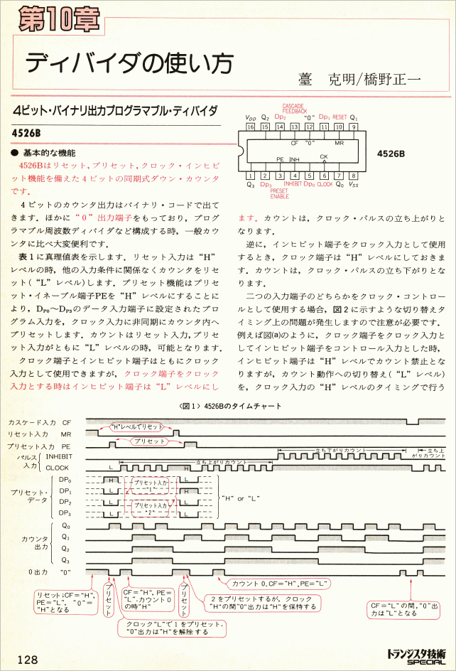 第10章 デバイダの使い方 トラ技 Special No 4 任性徒然魚 21